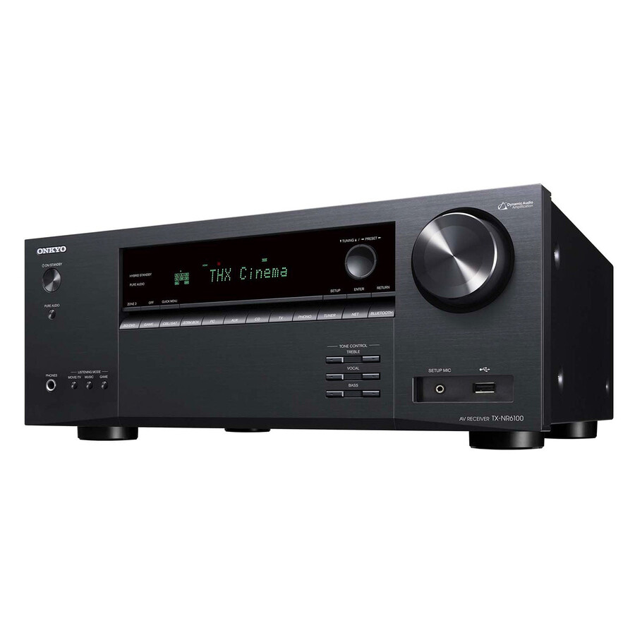 ricevitore av certificato thx onkyo tx-nr6100 a 7.2 canali