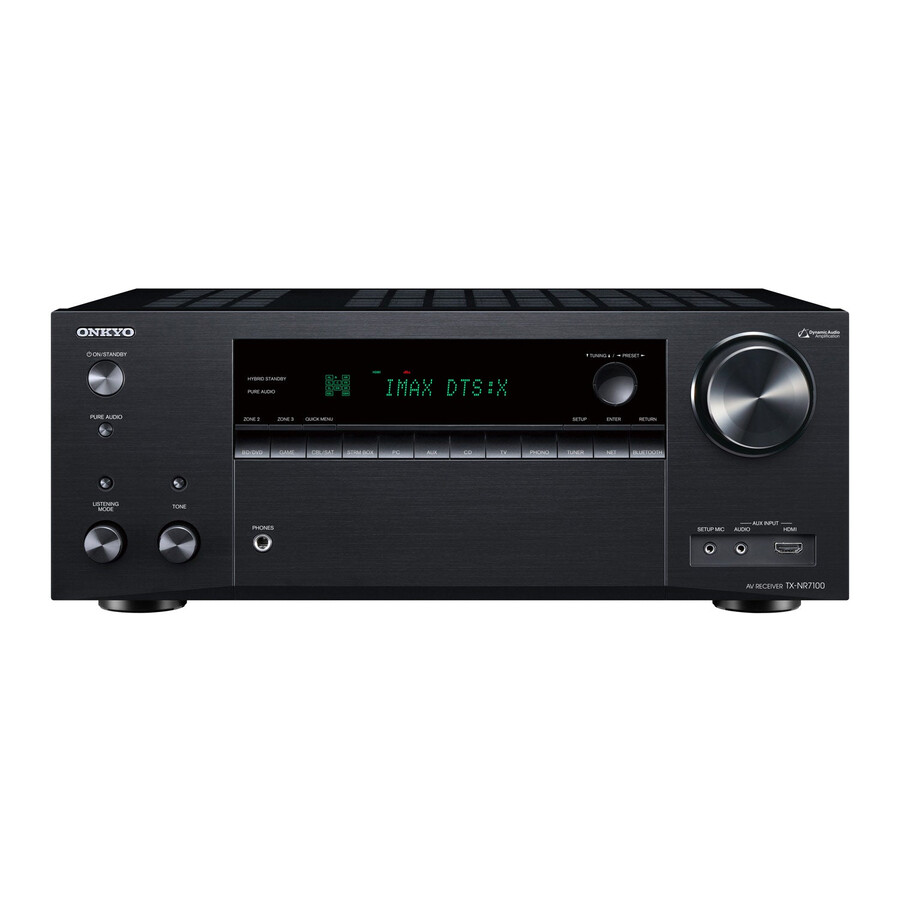 ricevitore av certificato thx onkyo tx-nr7100 a 9.2 canali